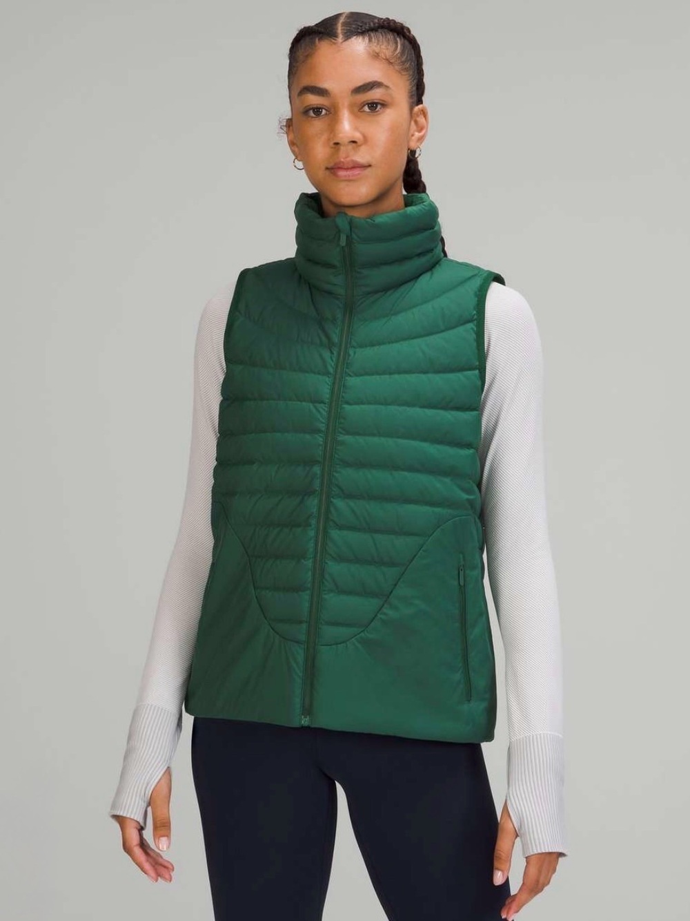 lululemon Lightweight Relaxed-Fit
Down Vest - everglade green size 8